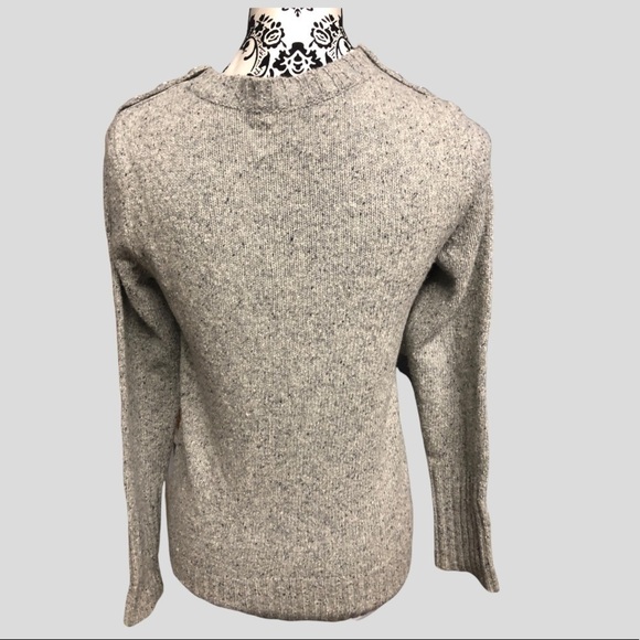 J. Crew gray Wool blend Grey Crew Neck Sweater size Small - Picture 2 of 5